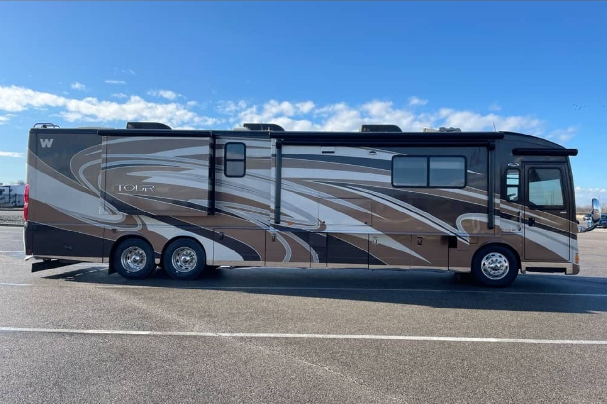 Passenger-side exterior